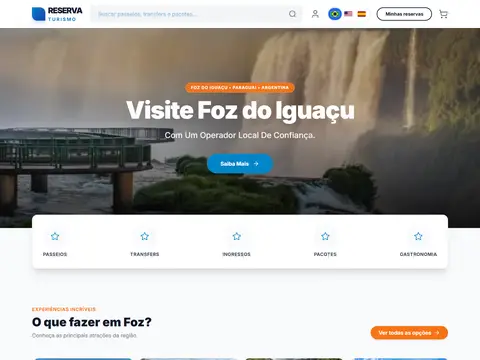Site Reserva Turismo